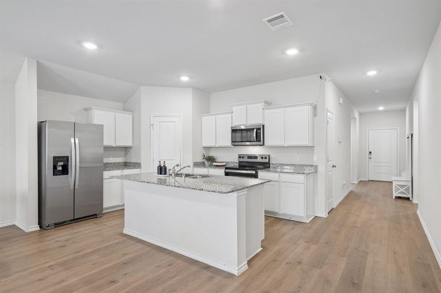 Furnished interior view inside a new home in Frontier Pointe, Princeton (Image 14).