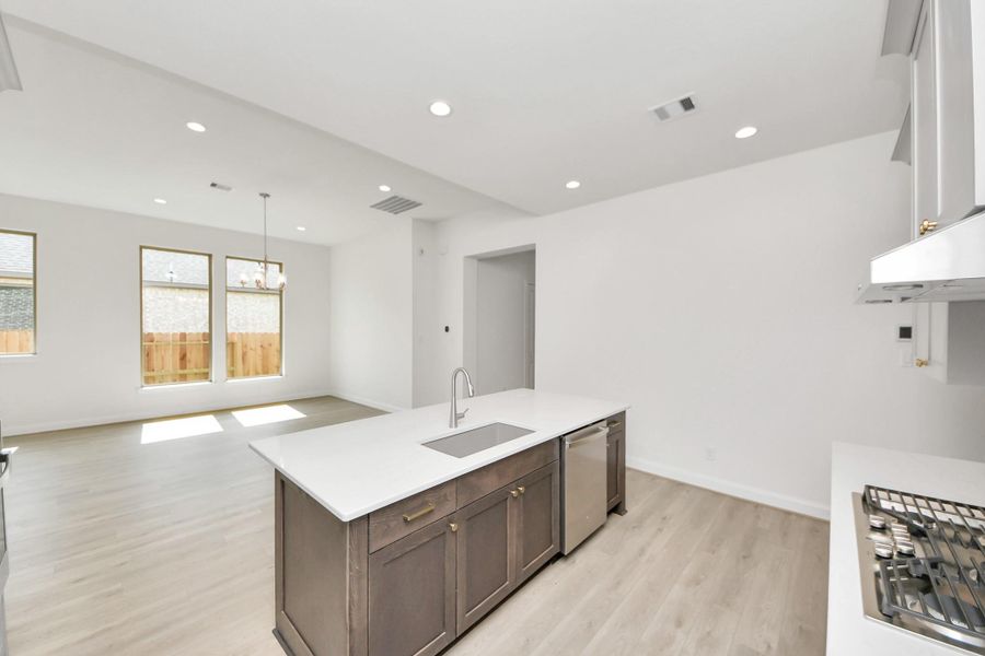 Furnished interior view inside a new home in Marvida, Cypress (Image 7).