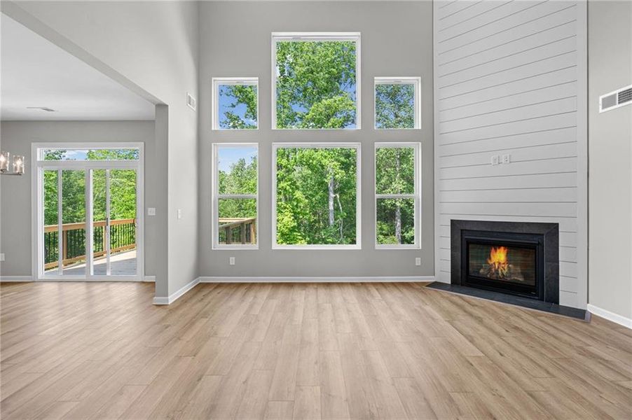 Spacious, unfurnished interior of a new home in The Reserve At Liberty Park, Braselton (Image 19). Spacious, unfurnished interior of a new home in The Reserve At Liberty Park, Braselton (Image 19).