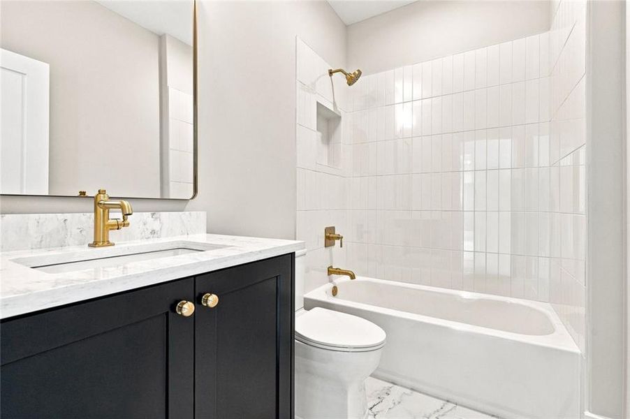 Furnished interior view inside a new home in , Canton (Image 18).