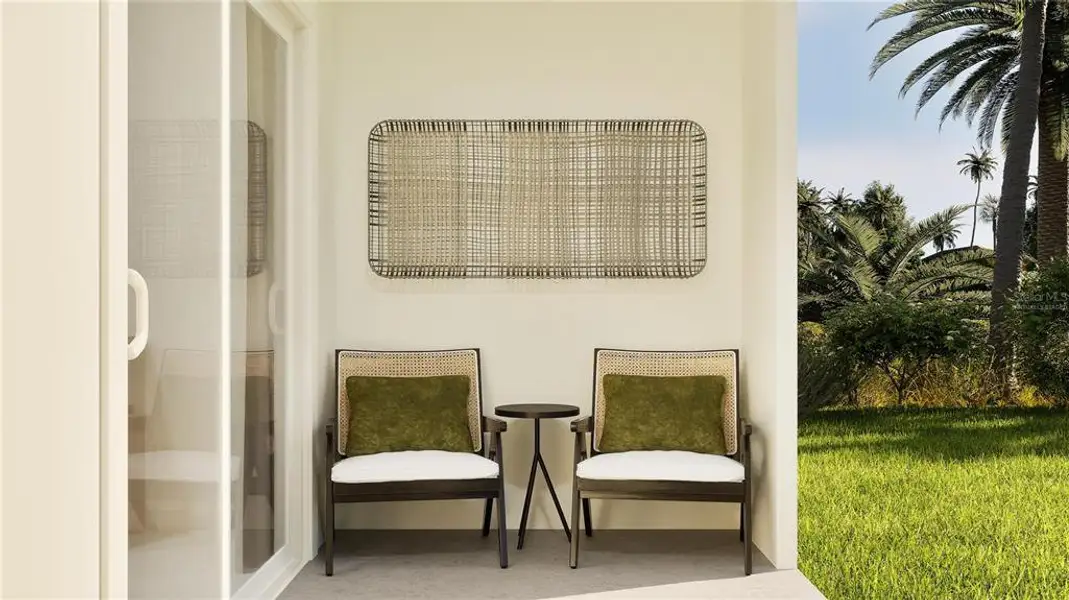 Exterior details and patio area of a home in , Davenport (Image 3).