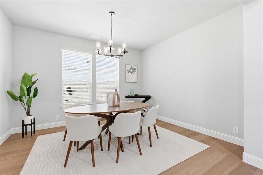 Furnished interior view inside a new home in Union Park, Little Elm (Image 10). Furnished interior view inside a new home in Union Park, Little Elm (Image 10).