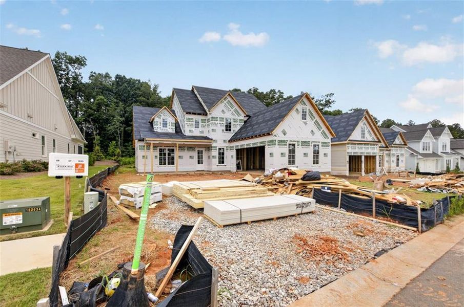 In-progress construction of a new home in , Statham, GA (Image 12). In-progress construction of a new home in , Statham, GA (Image 12).