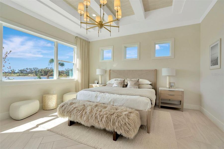 Furnished interior view inside a new home in Biscayne Landing at Seaire, Parrish (Image 17).