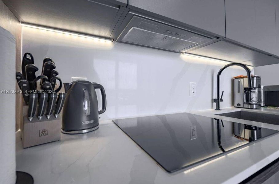 Close-up of interior finishes inside a home in , Miami Beach (Image 13).