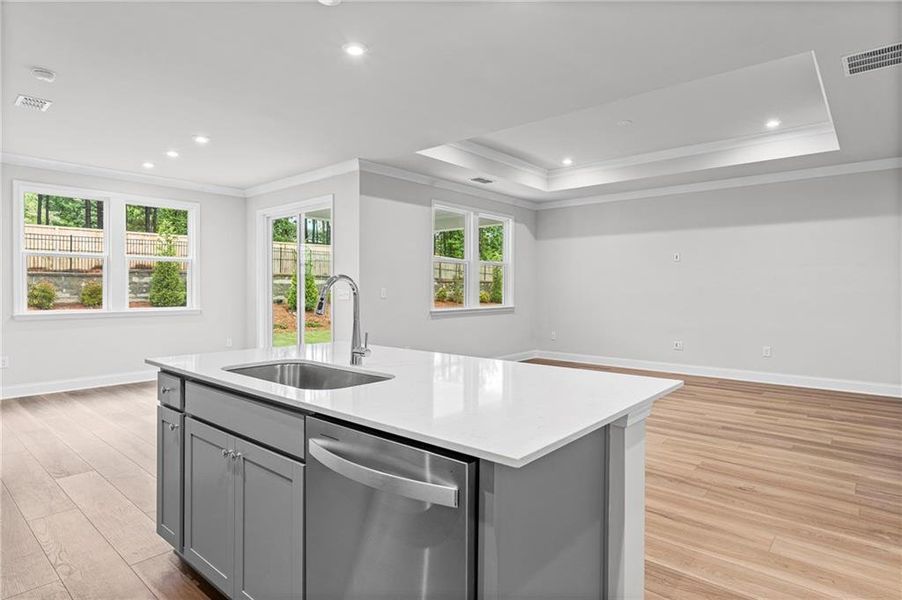 Furnished interior view inside a new home in Sun City Peachtree, Griffin (Image 5).