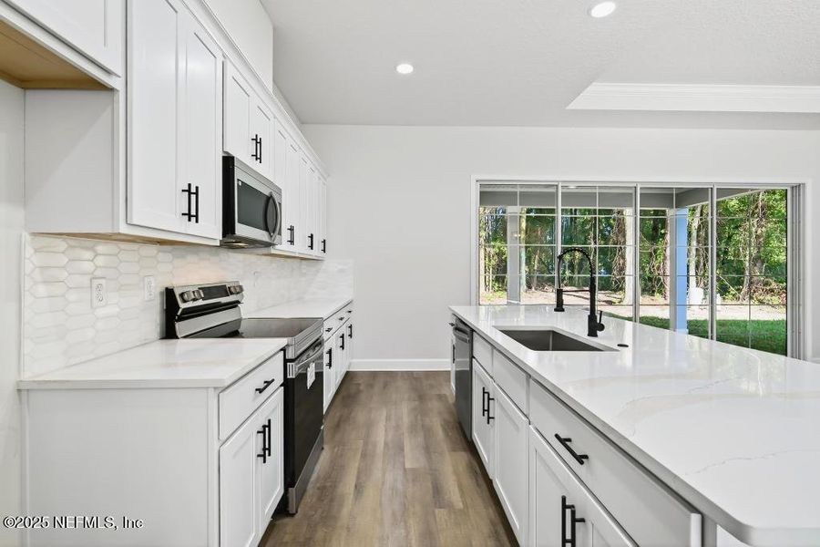 Furnished interior view inside a new home in , Jacksonville (Image 10). Furnished interior view inside a new home in , Jacksonville (Image 10).