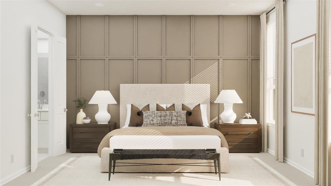 Furnished interior view inside a new home in Cotton Brook, Hutto (Image 32).