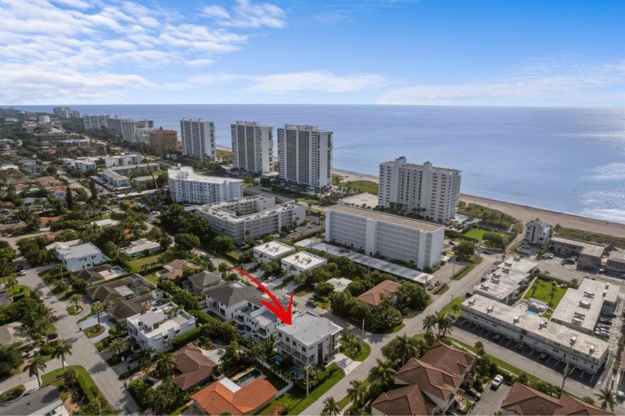 Ariel View Beach Access