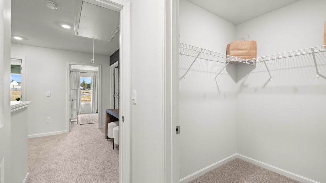 Representative unfurnished interior of a home built from the Salisbury by D.R. Horton in Hughes Court, Dawsonville (Image 22).