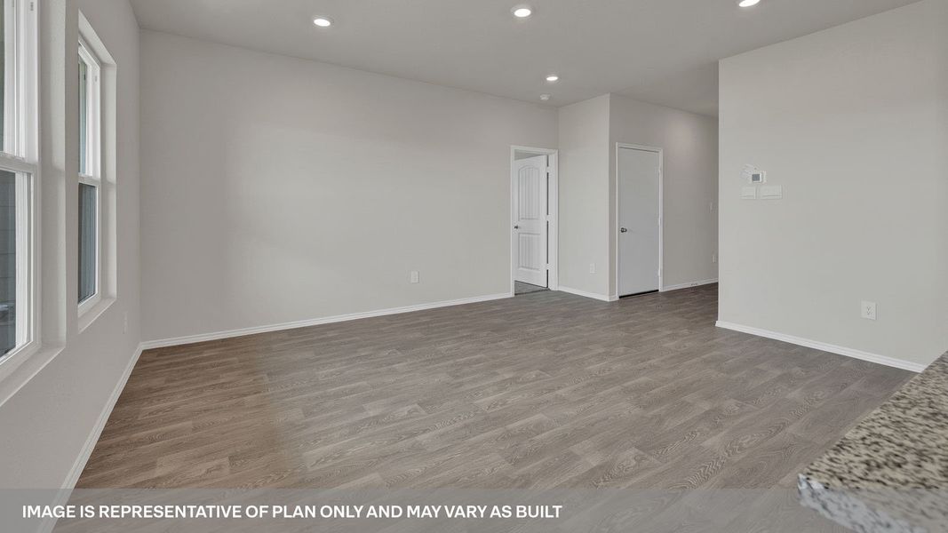 Representative unfurnished interior of a home built from the The Ashburn by D.R. Horton in Swenson Heights, Seguin (Image 14). Representative unfurnished interior of a home built from the The Ashburn by D.R. Horton in Swenson Heights, Seguin (Image 14).