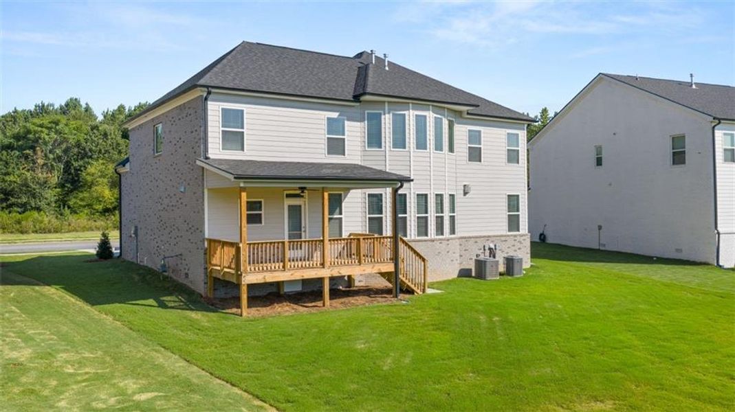 Front exterior of a new home in Westland, Bogart, GA, highlighting curb appeal (Image 28). Front exterior of a new home in Westland, Bogart, GA, highlighting curb appeal (Image 28).