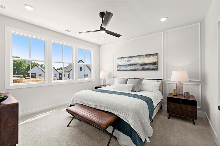 Furnished interior view inside a new home in The Gathering – Alpharetta, Alpharetta (Image 7).