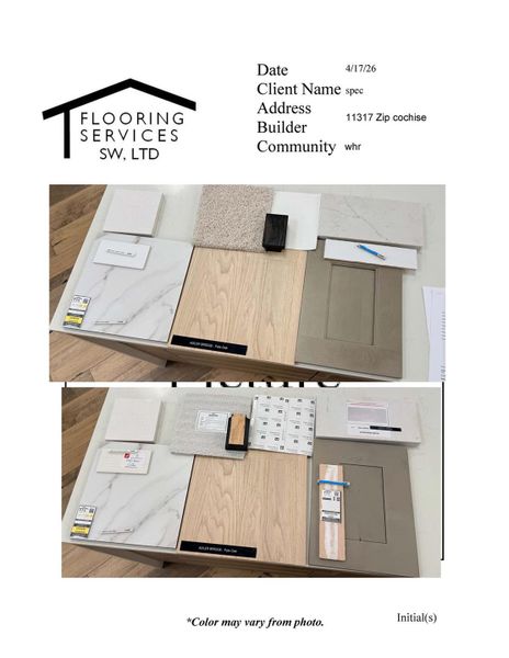 Sample of building materials used in homes in , Austin (Image 13).