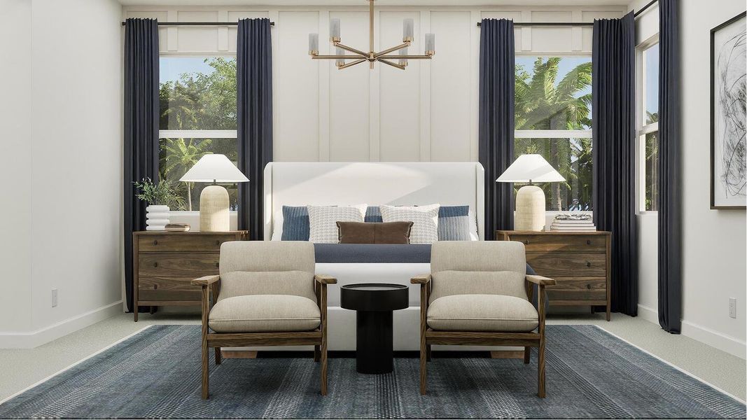 Furnished interior view inside a new home in Lotis Wellington: The Promenade Collection, Wellington (Image 9).