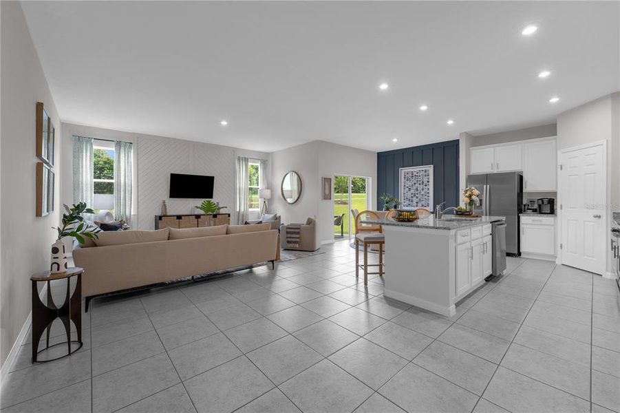Furnished interior view inside a new home in Scenic Terrace, Lake Hamilton (Image 8).