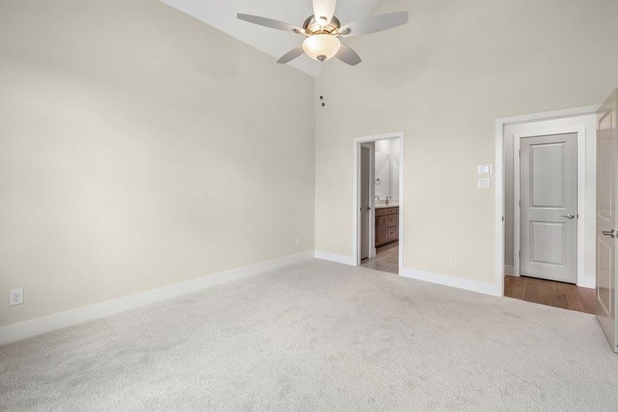 Representative unfurnished interior of a home built from the Park Place by Landon Homes in Fields - East Village, Frisco (Image 22). Representative unfurnished interior of a home built from the Park Place by Landon Homes in Fields - East Village, Frisco (Image 22).