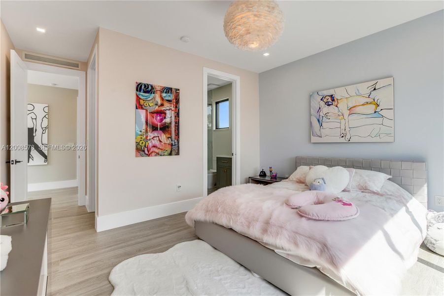Furnished interior view inside a new home in , Surfside (Image 25).