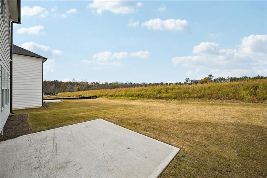 Exterior details and patio area of a home in Avalon - Reserve Series, Conyers (Image 3). Exterior details and patio area of a home in Avalon - Reserve Series, Conyers (Image 3).