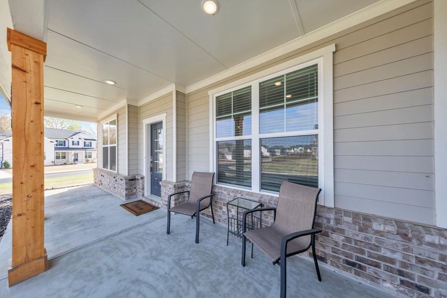 Exterior details and patio area of a home in Conner Farm, Dawsonville (Image 34).