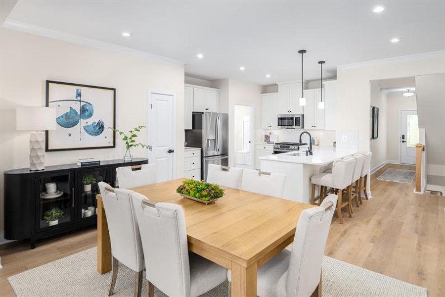 Furnished interior view inside a new home in Newberry 55+, McDonough (Image 5).