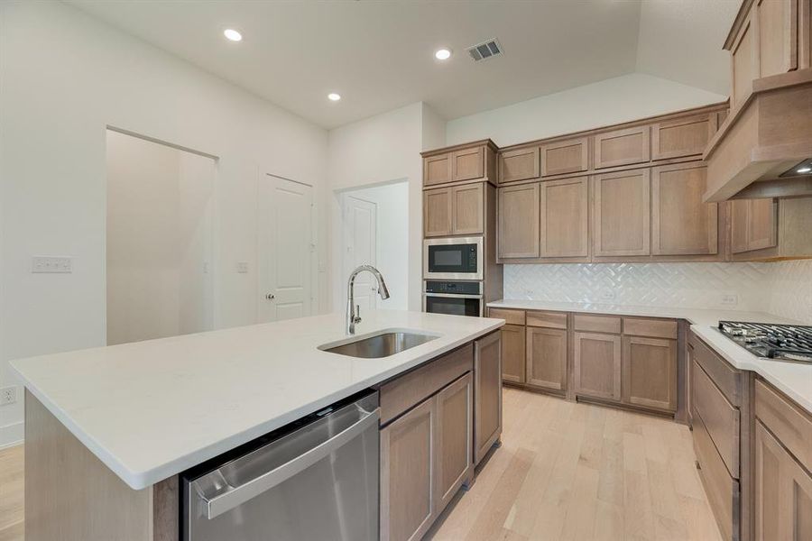 Furnished interior view inside a new home in Cottages of Celina, Celina (Image 4).