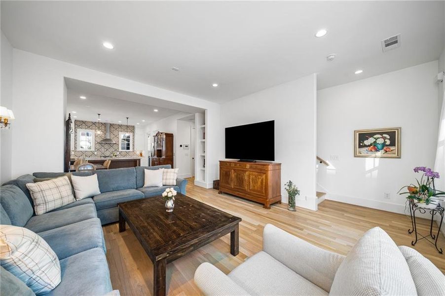 Furnished interior view inside a new home in , Atlanta (Image 42).