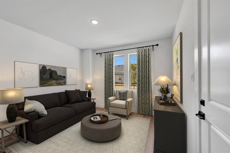 Furnished interior view inside a new home in Heritage Ranch, Sherman (Image 5). Furnished interior view inside a new home in Heritage Ranch, Sherman (Image 5).