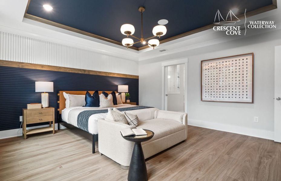 Representative furnished interior of a home built from the Stellar - Waterway Collection by Pulte Homes in Crescent Cove, Myrtle Beach (Image 34).