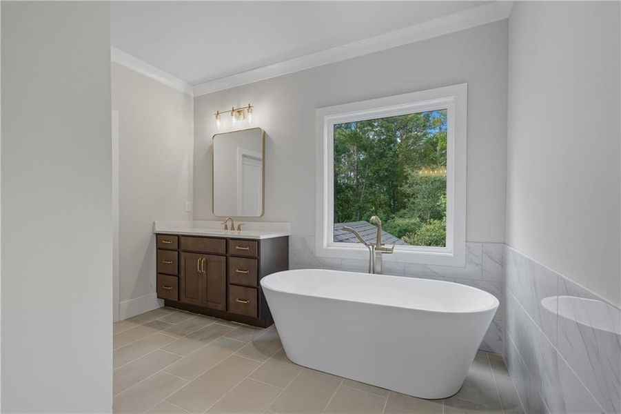 Furnished interior view inside a new home in , Canton (Image 10).