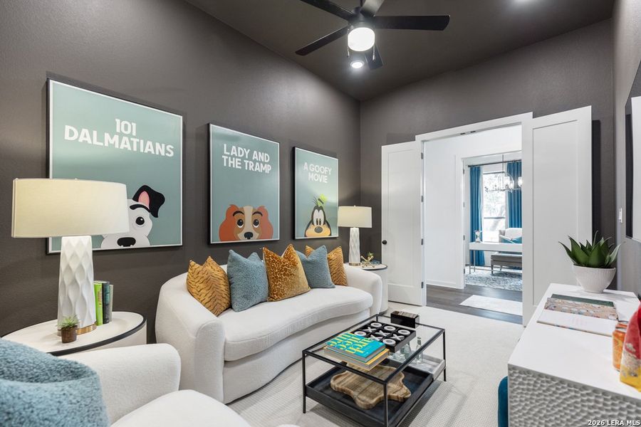 Furnished interior view inside a new home in The Ranches at Creekside, Boerne (Image 18).