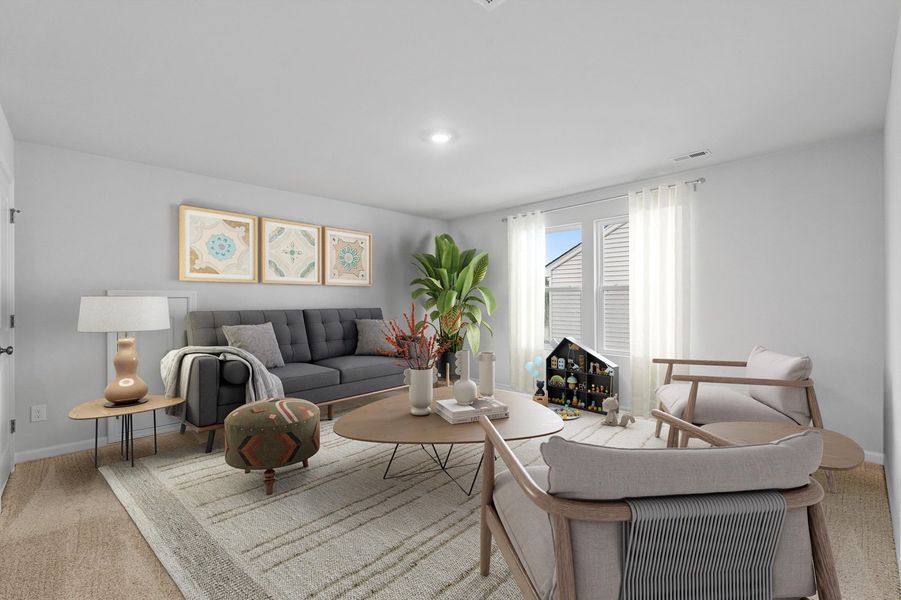 Furnished interior view inside a new home in Hanes Lake, Winston-Salem (Image 8).