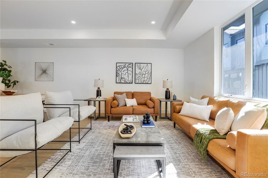 Furnished interior view inside a new home in , Arvada (Image 40).