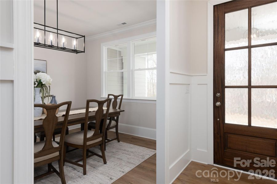 Furnished interior view inside a new home in , Sherrills Ford (Image 22).