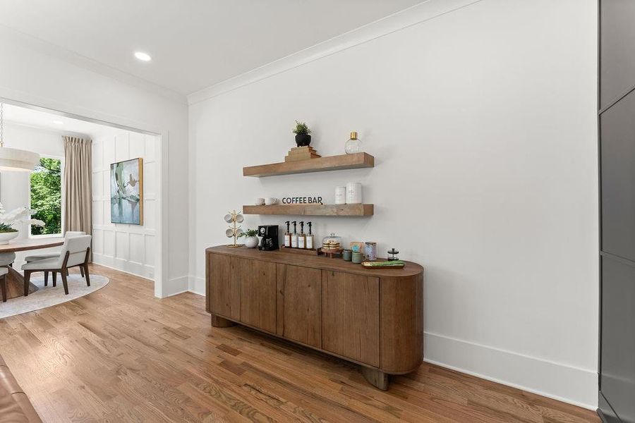 Furnished interior view inside a new home in The Carlyle, Marietta (Image 37).