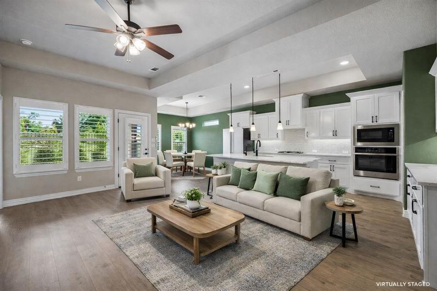 Custom plantation shutters throughout. Custom plantation shutters throughout.