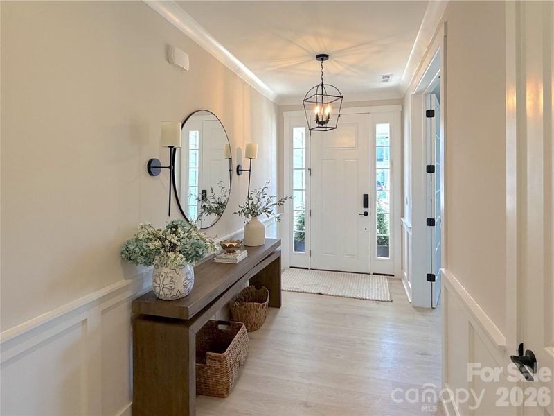 Furnished interior view inside a new home in , Mooresville (Image 6).