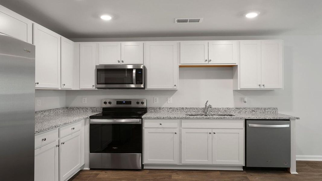 Furnished interior view inside a new home in Center Pointe, Santee (Image 5).