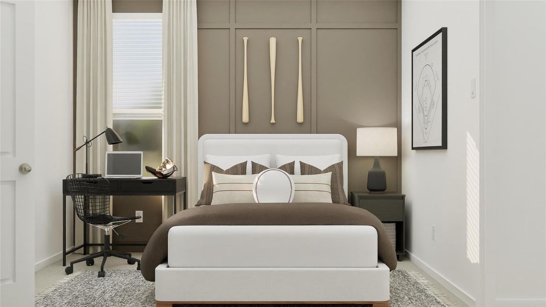 Furnished interior view inside a new home in Elm Creek, Elgin (Image 12).