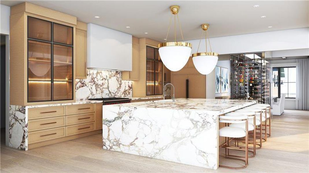 Furnished interior view inside a new home in , Alpharetta (Image 10).