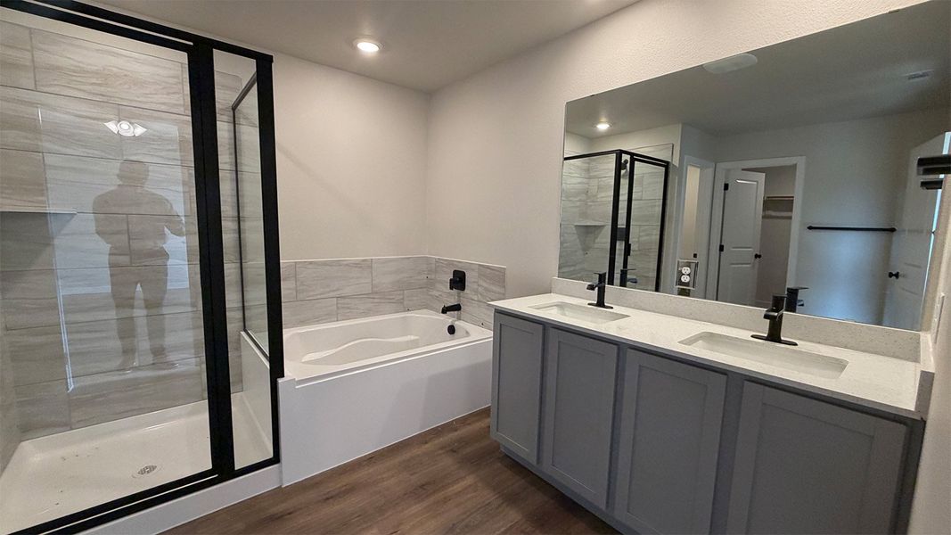 Furnished interior view inside a new home in The Lakes Northwest, Robstown (Image 10). Furnished interior view inside a new home in The Lakes Northwest, Robstown (Image 10).