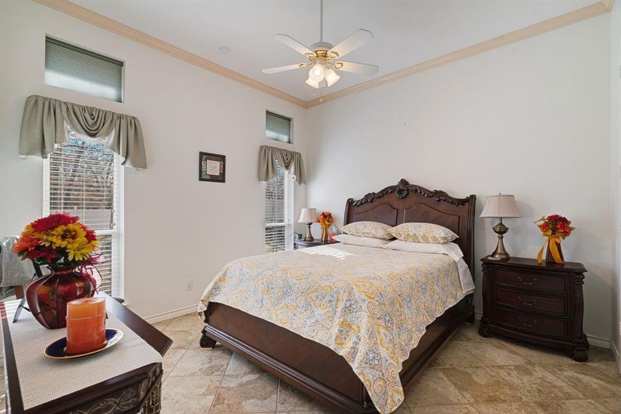 Furnished interior view inside a new home in , Powderly (Image 8).