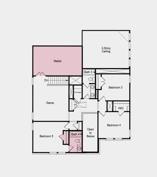 Additional highlights include: second floor media room, additional bathroom upstairs, extended the primary suite and covered patio, and slide in tub to the primary bathroom. Additional highlights include: second floor media room, additional bathroom upstairs, extended the primary suite and covered patio, and slide in tub to the primary bathroom.