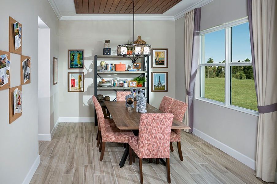 Furnished interior view inside a new home in Westlake, Loxahatchee (Image 4).