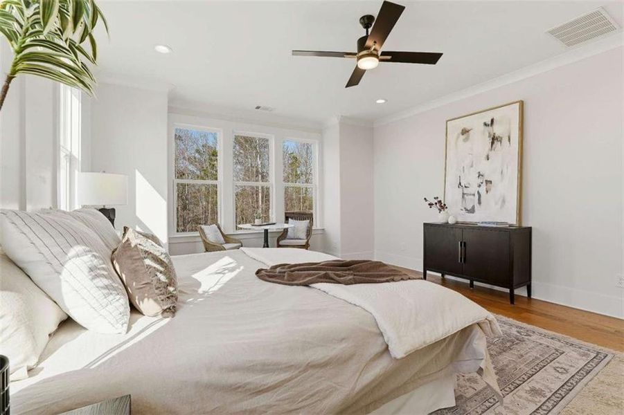 Furnished interior view inside a new home in , Newnan (Image 44).