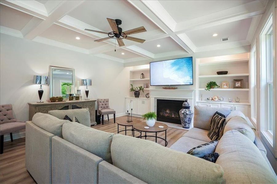 Furnished interior view inside a new home in , Acworth (Image 17).