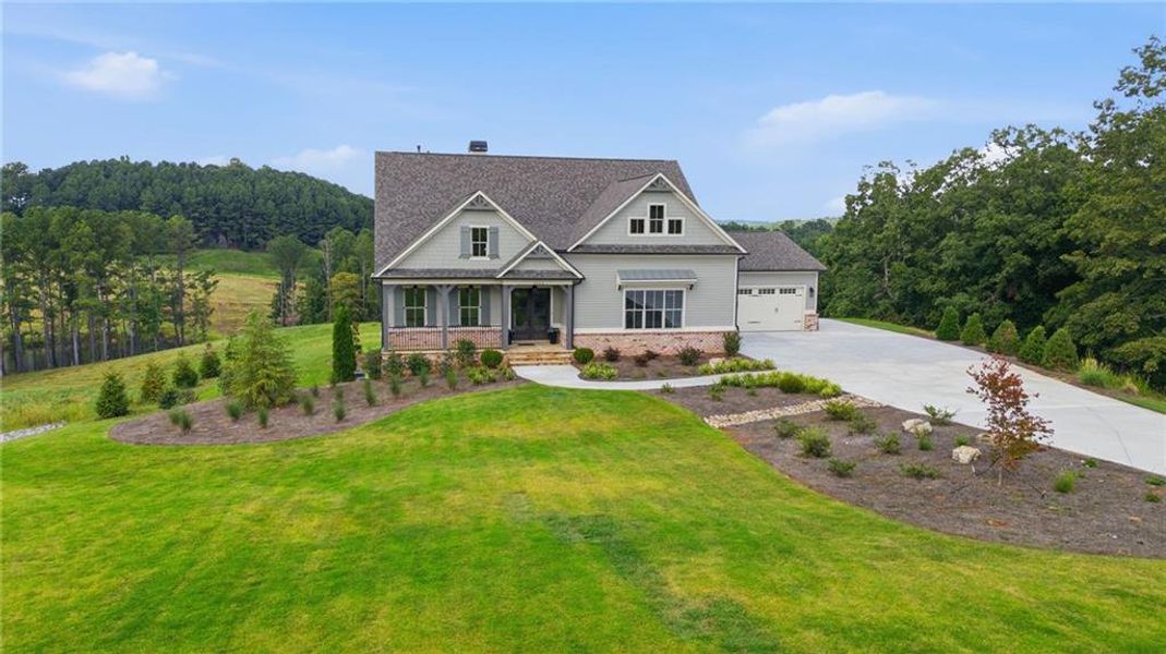 Front exterior of a new home in , Gainesville, GA, highlighting curb appeal (Image 30).