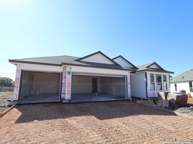 In-progress construction of a new home in Meadows at Clear Springs, New Braunfels, TX (Image 22).