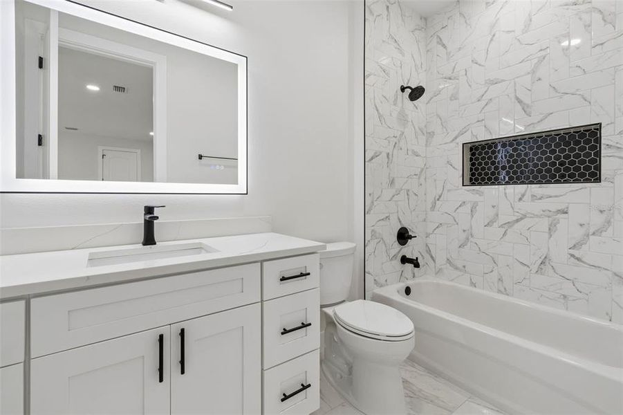 Furnished interior view inside a new home in , Tampa (Image 20).