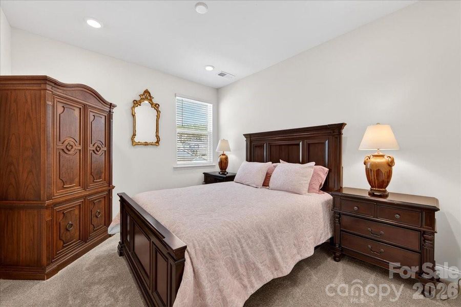 Guest bedroom #3 with walk-in closet